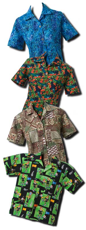 Nuzilund shirts nz made kiwiana fabric